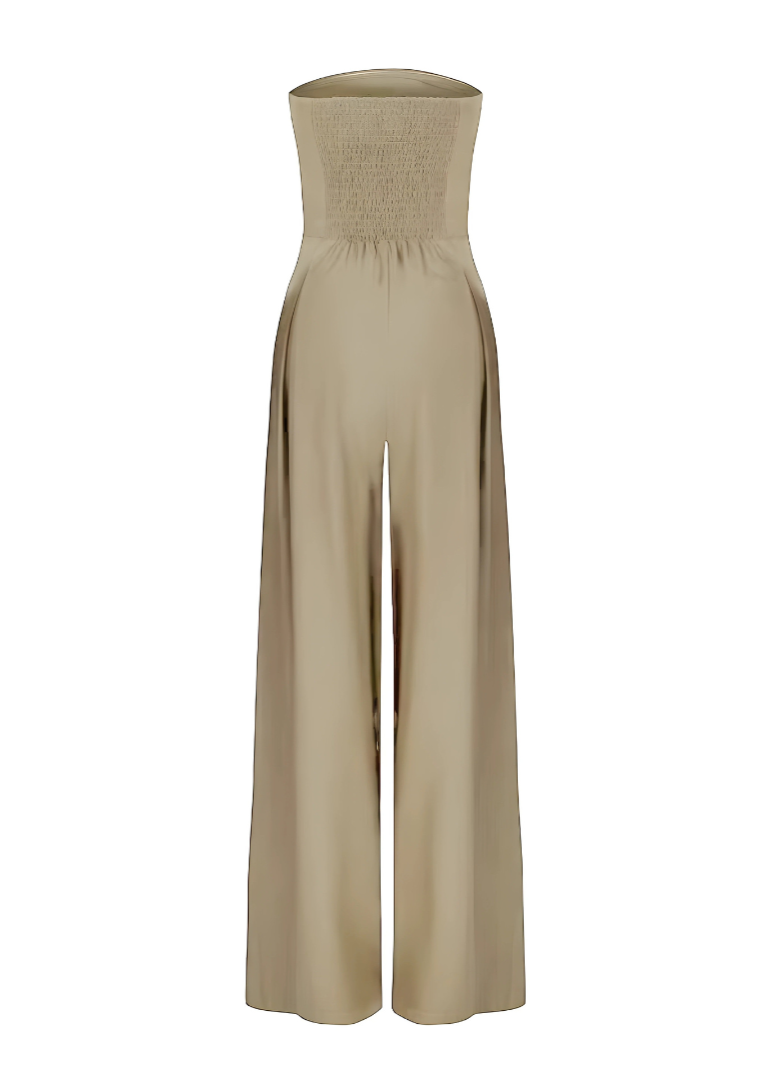 Aurora Wide Leg Strapless Jumpsuit