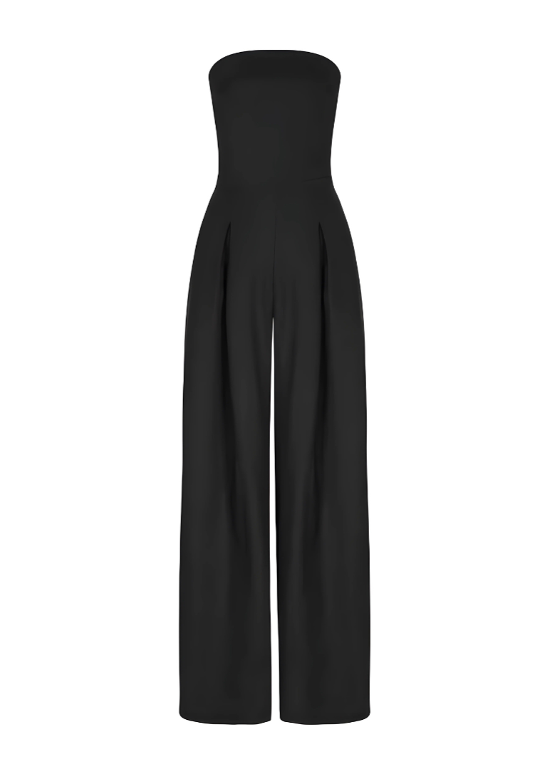 Aurora Wide Leg Strapless Jumpsuit
