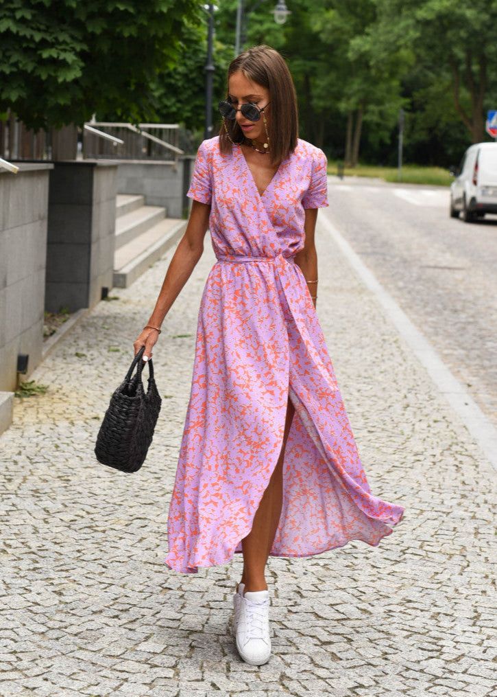 Amelia Wrap Midi Dress