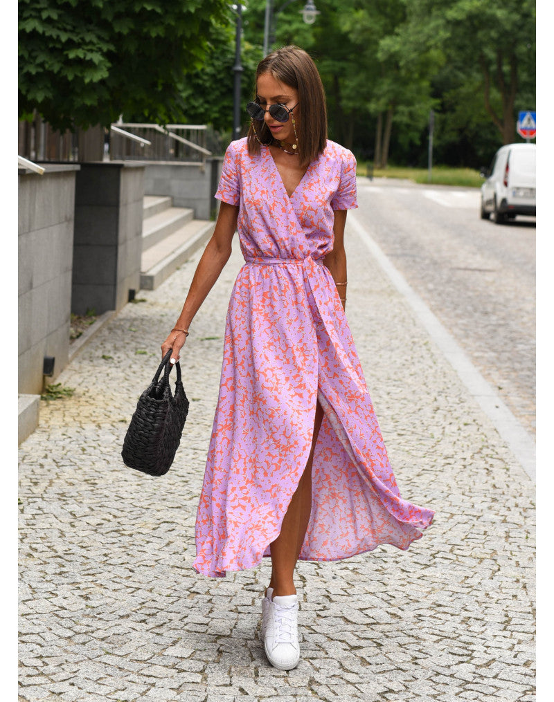 Amelia Wrap Midi Dress