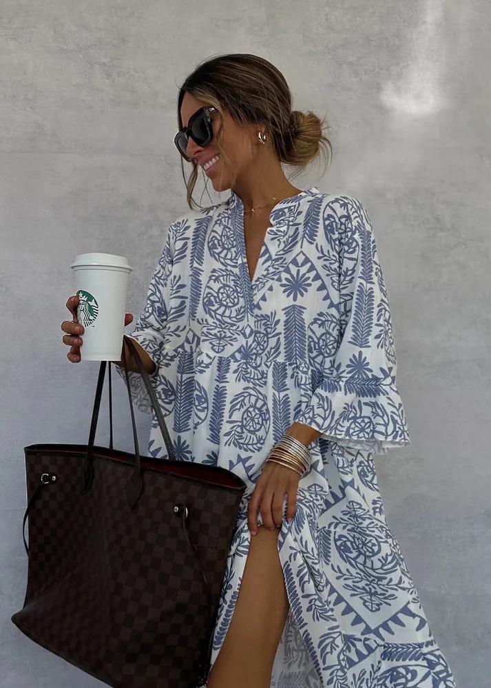 Santorini Breeze Dress