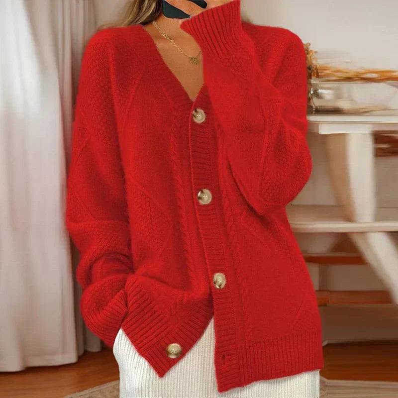 Katy | Cable-Knit Cardigan