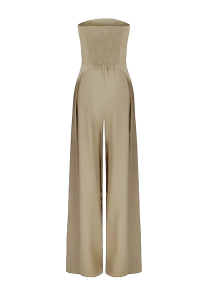 Aurora Wide Leg Strapless Jumpsuit
