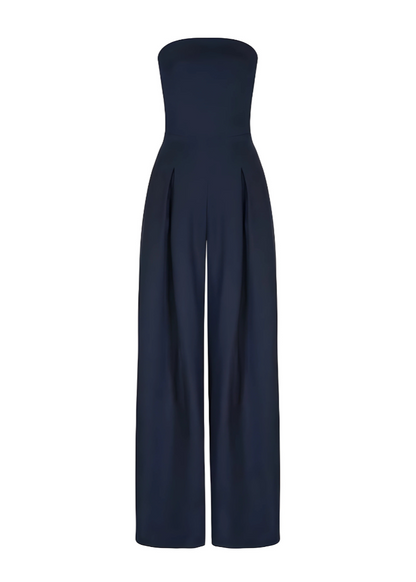 Aurora Wide Leg Strapless Jumpsuit