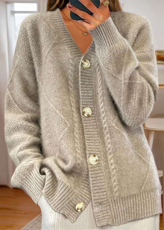 Katy | Cable-Knit Cardigan