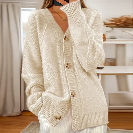 Katy | Cable-Knit Cardigan